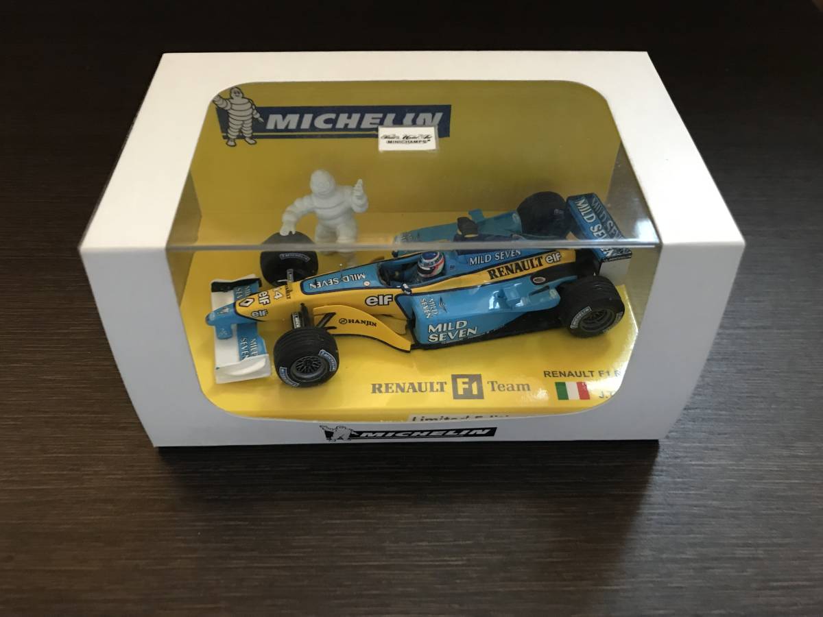 【MICHELIN別注】 1/43 MINICHAMPS 【MILD SEVEN】 ルノー R202 #14 J.トゥルーリ 2002_画像10