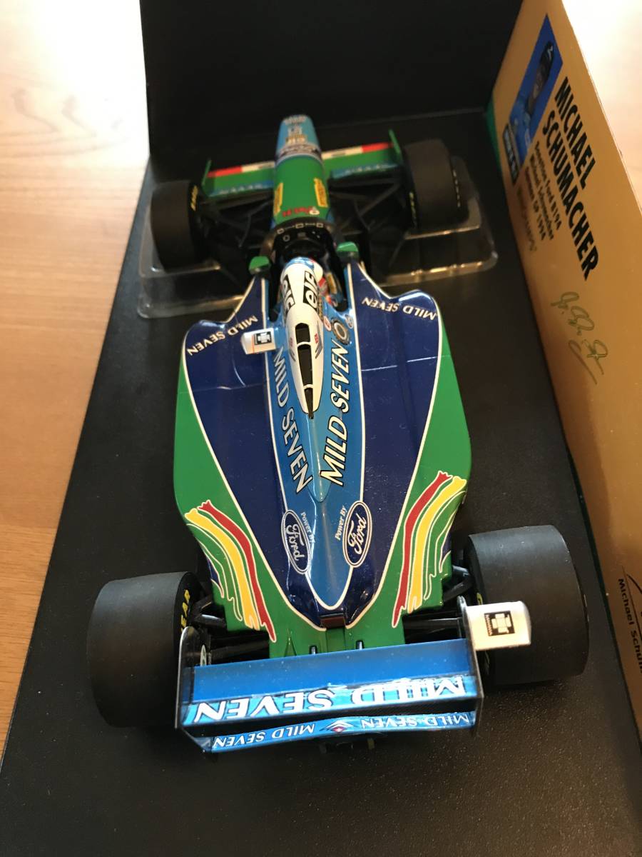 1/18 MINICHAMPS 【MILD SEVEN】 ベネトン・ルノー B194 #5 M.シューマッハ ドイツGP 1994_画像6