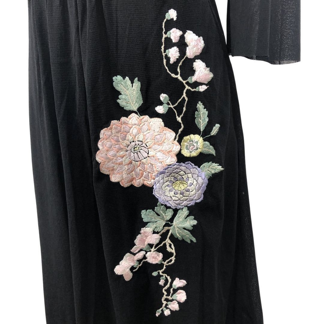 美品 VIVIENNE TAM ヴィヴィアンタム レディース ブラック 刺繍 長袖