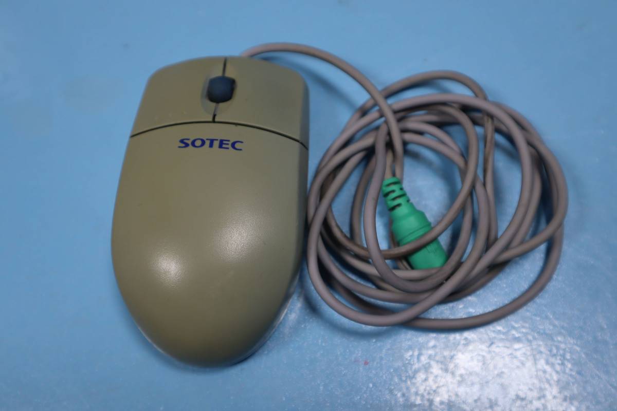 C8768　T SOTEC　MMS01G ホイールマウス PS/2接続 動作確認済 現状品_画像1