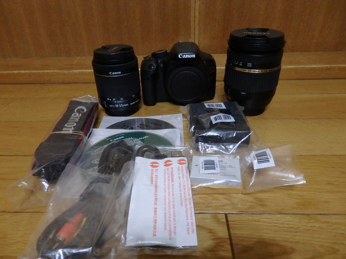 動作確認済】キャノン Canon EOS Kiss X4 + EFS 18-55mm IS STM +