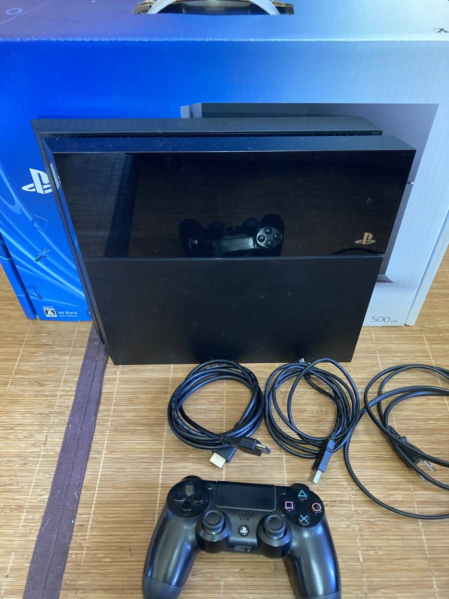 品動作確認済み)PlayStation 4 ジェット・ブラック 500GB (CUH
