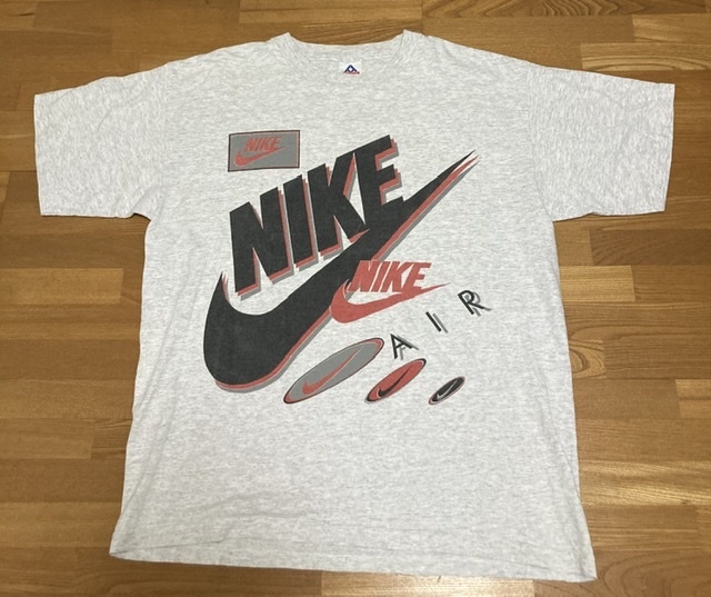 90S USA製 NIKE print T-shirt L