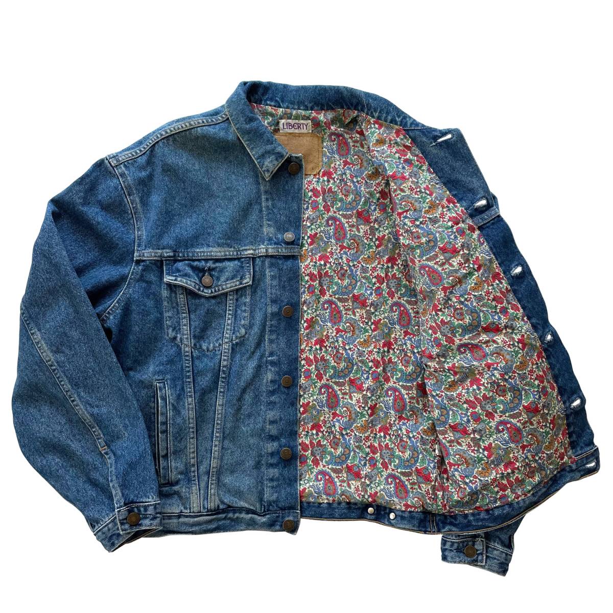 Vintage】Levi's × LIBERTY デニムジャケット リーバイス-