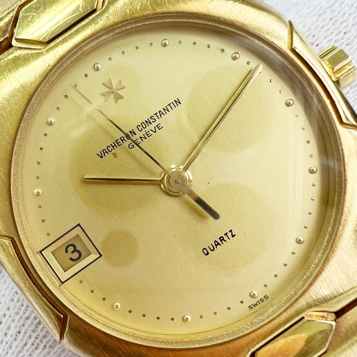 値下げ Vacheron Constantin ヴァシュロンコンスタンタン 7300/946 333 Collection ゴールド メンズ QZ J141_画像9