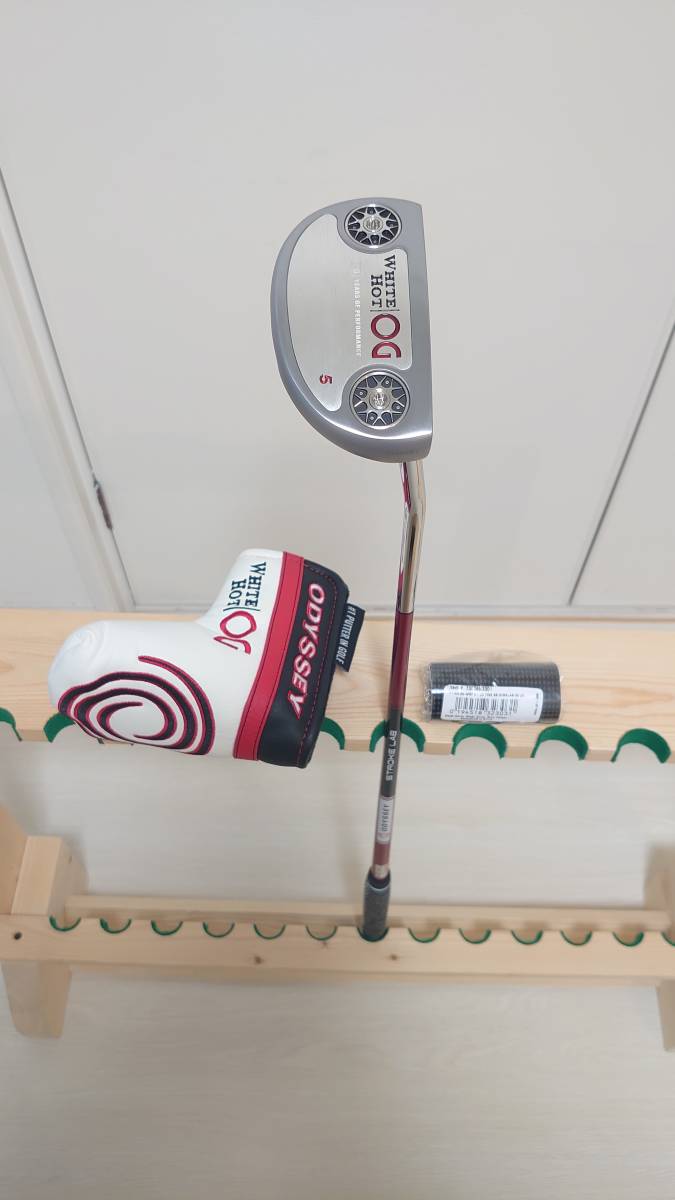 ODYSSEY　White　Hot　OG　PUTTERS　＃５　オデッセイ　ホワイト　ホット　OG　パター　＃５　STROKE　LAB　シャフト　中古美品　送料無料_画像9