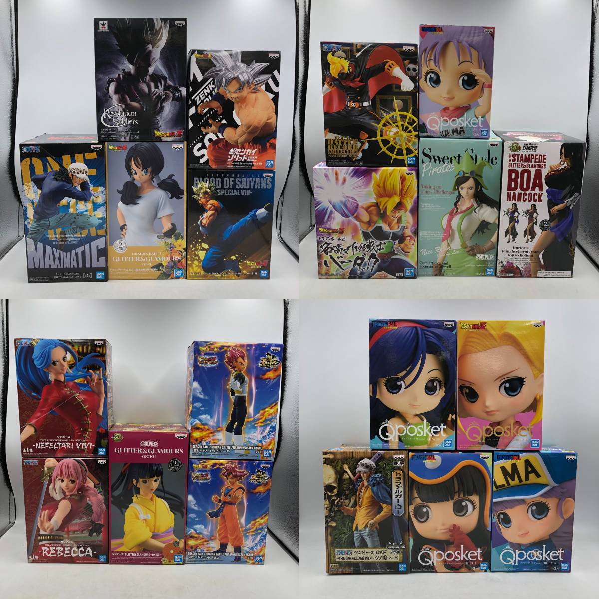 未開封 ワンピース ドラゴンボール フィギュア まとめ 20点セット