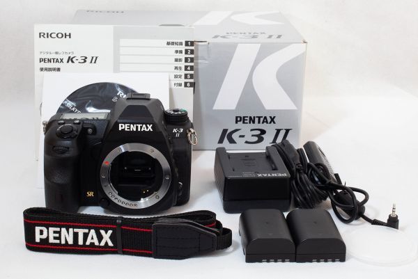 使用感激少の特上品 PENTAX デジタル一眼レフ K-3II ボディ GPS内蔵