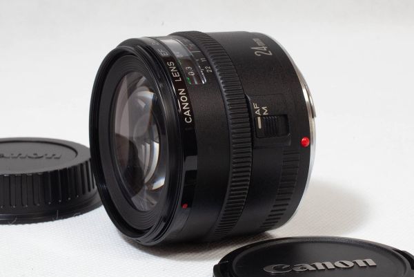 使用感激少の特上品 Canon 単焦点広角レンズ EF24mm F2.8 フルサイズ