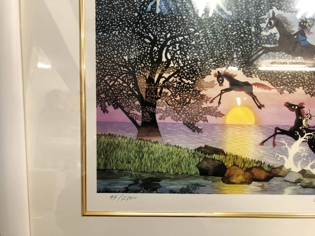 Yahoo!オークション - 複製画 藤城清治 馬がとぶ ダイヤモンド Yahoo!オークション - 複製画 藤城清治 馬がとぶ ダイヤモンド