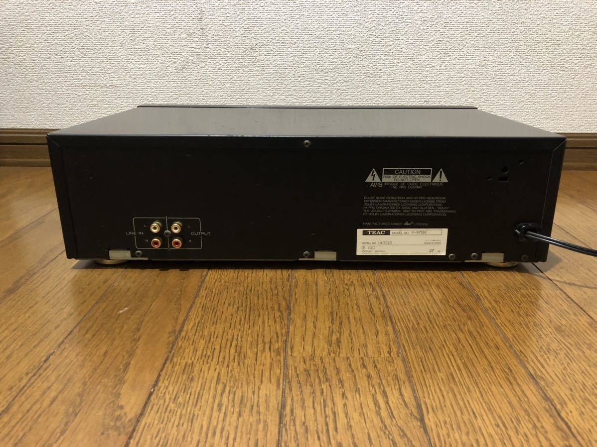 ジャンク品 ティアック TEAC V-970X カセットデッキ _画像2