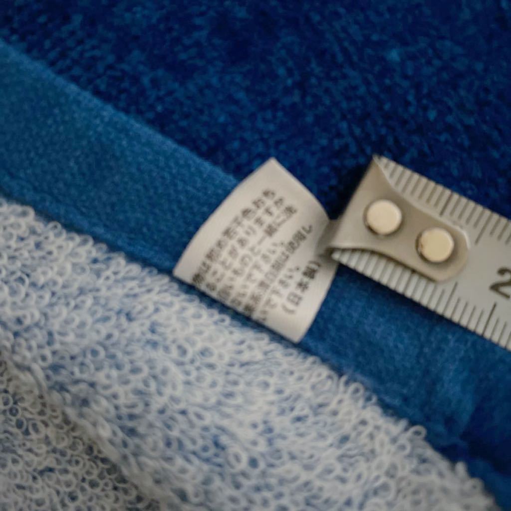 ソニー SONY フェイスタオル 約34×85cm ネイビーブルー 1回洗濯引出保管20年 日本製 販促 ノベルティ 社販 企業モノ Company sales towel_画像4