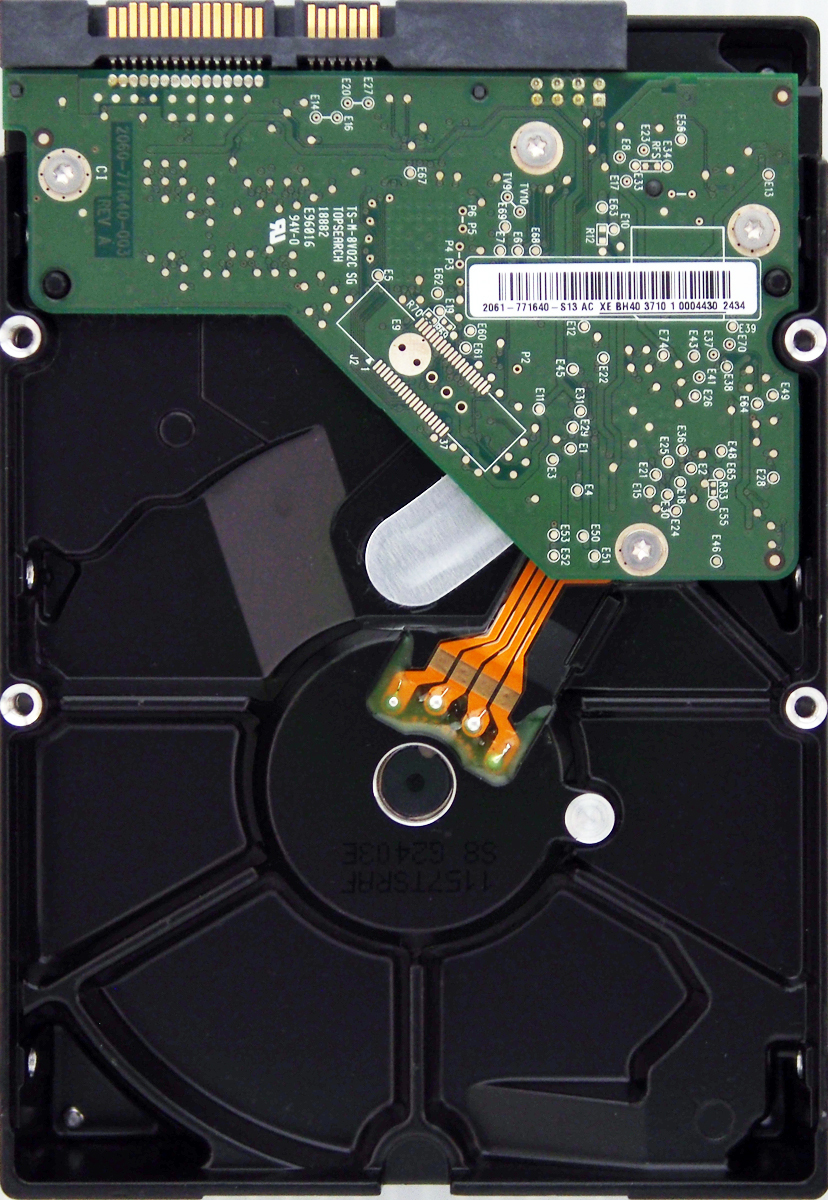 Western Digital WD2500AAKX-753CA1 DP/N 0P5JDG 3.5インチ SATA600 250GB 3893回 14337時間 ジャンク_画像2