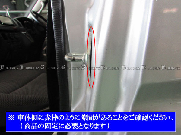 ランディ C26 SNC26 カーボン調 ドア ストライカー カバー 1PC ドアゲート プレート パネル ガーニッシュ STRIKER－004－1PC_画像4