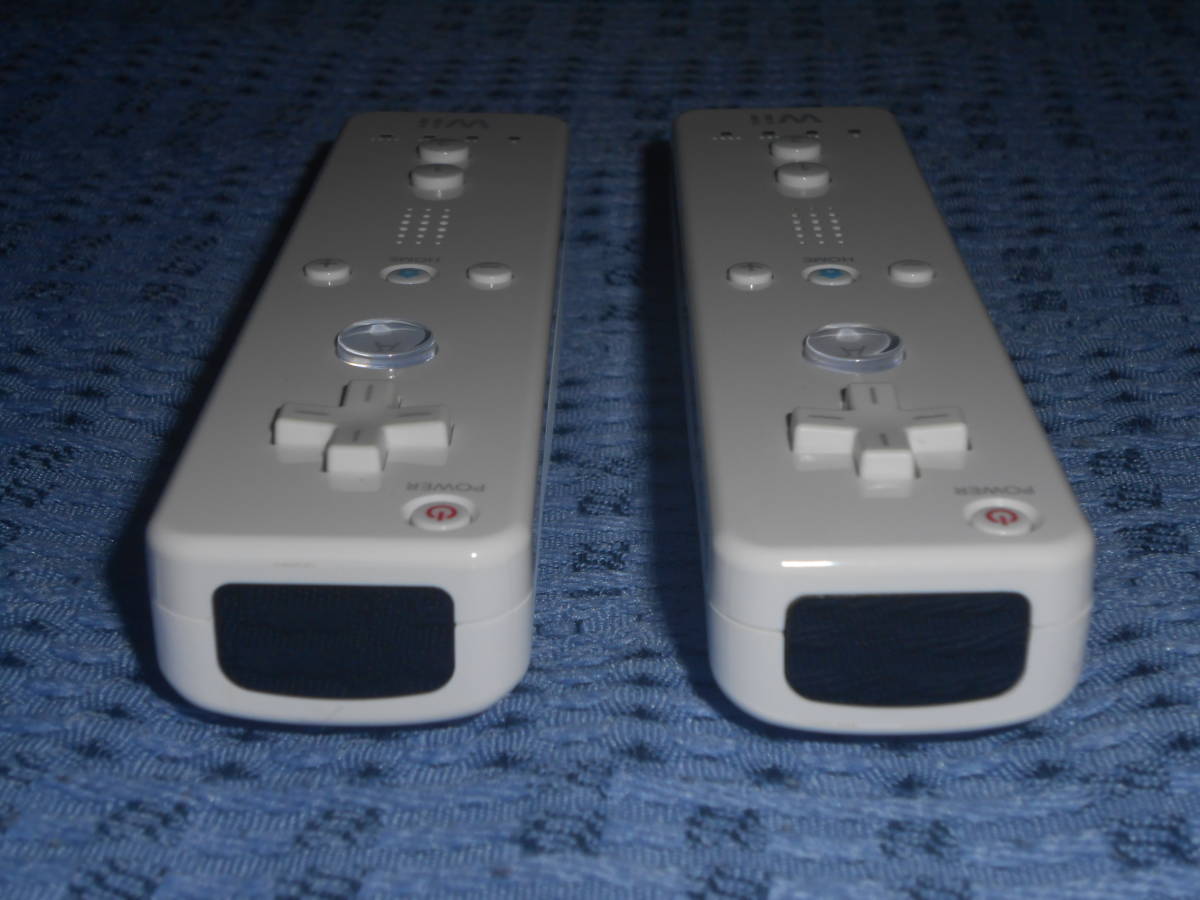 Wiiリモコン２個セット ストラップ付き 白(ホワイト) RVL-003 任天堂 Nintendo