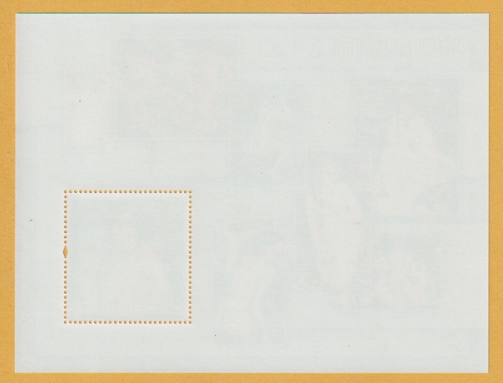 ● 【外国切手・サントメプリンシペ】 オーギュスト・ルノアール の作品　S/S 切手シート ('06)　未使用_画像2