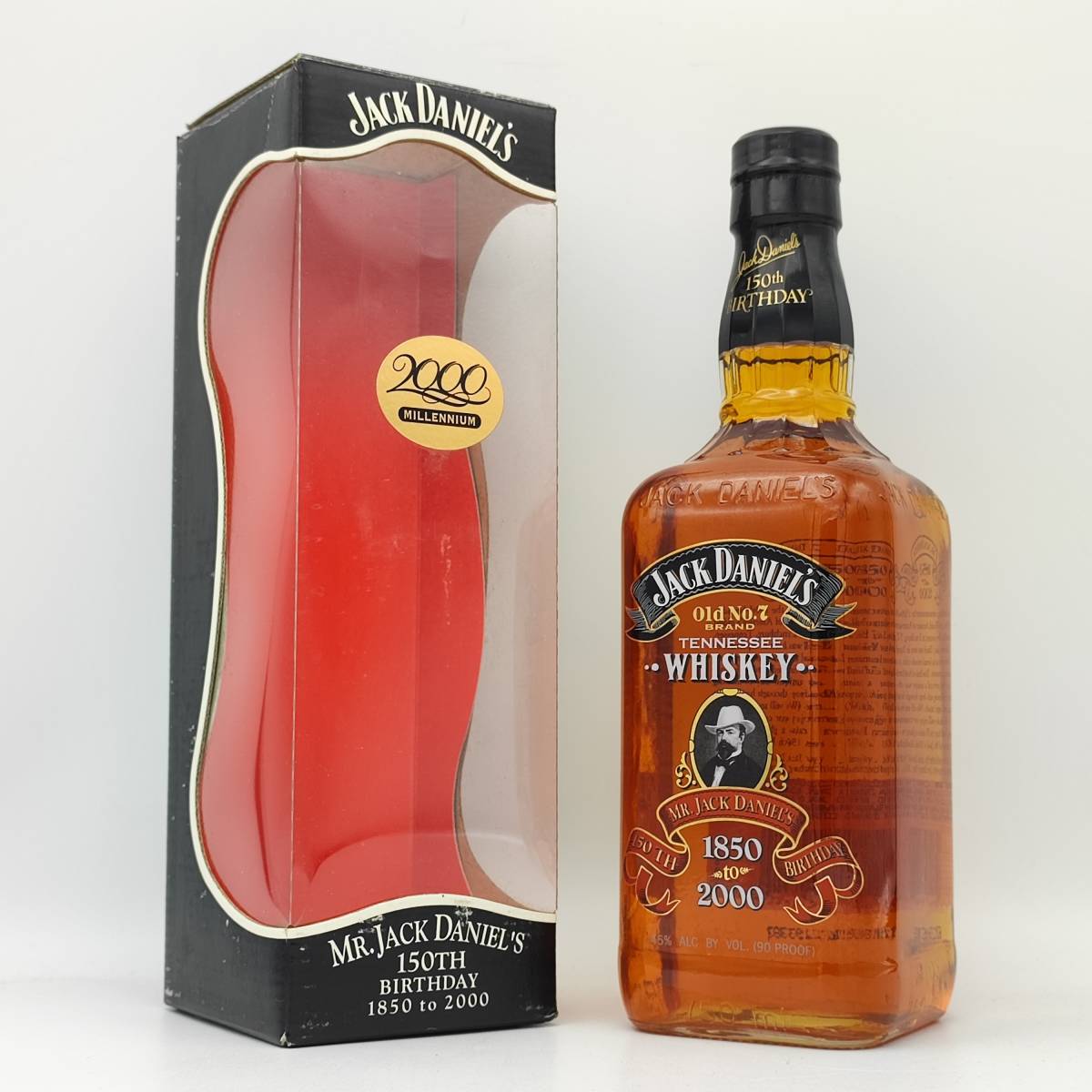 【全国送料無料】JACK DANIEL'S 150th Birthday 1850to2000 Tennessee Whiskey　45度　750ml（ジャックダニエル 生誕150周年記念ボトル）