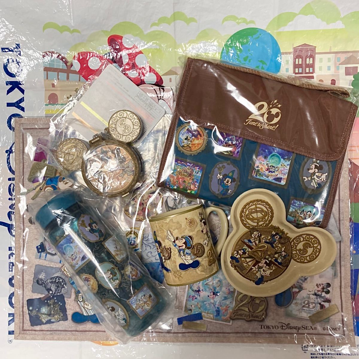 ディズニーシー 20周年 タイムトゥシャイン スーベニア 6点セット lram