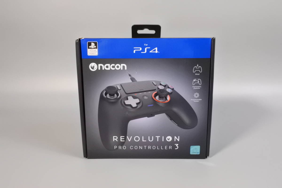 美品 PS4 ナコン レボリューション プロ コントローラー V3 nacon Revolution Pro Controller  (N12V3-QD3)