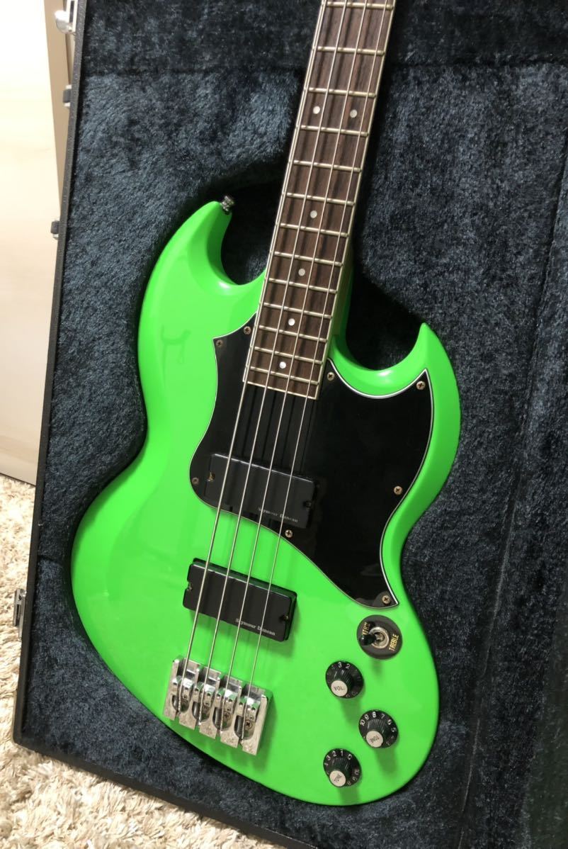 VIPER BASS オリジナルカラー 非売品 Yahoo!オークション - ESP VIPER BASS 特注 オーダー色 ライム