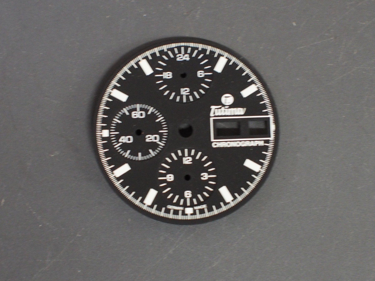 2024年最新海外 TL Chronograph Flieger Militry TUTIMA クロノグラフ フリーガー ミリタリー チュチマ Ref:750-02 管理No.6989 ダイヤル 文字盤 チュチマ