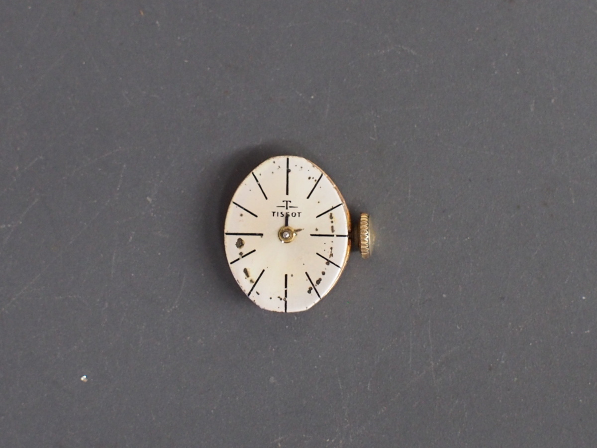 レア物 部品取り スイス製 手巻き ムーブメント ティソ チソット TISSOT キャリバー Cal:630-1 17石 管理No.7031