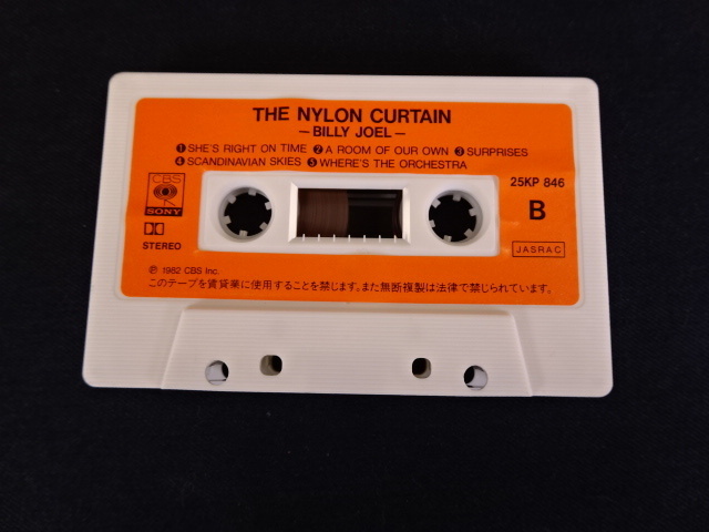  present . mono BILLY JOEL / THE NYRON CURTAIN *bi Lee jo L / nylon curtain cassette tape present condition goods 