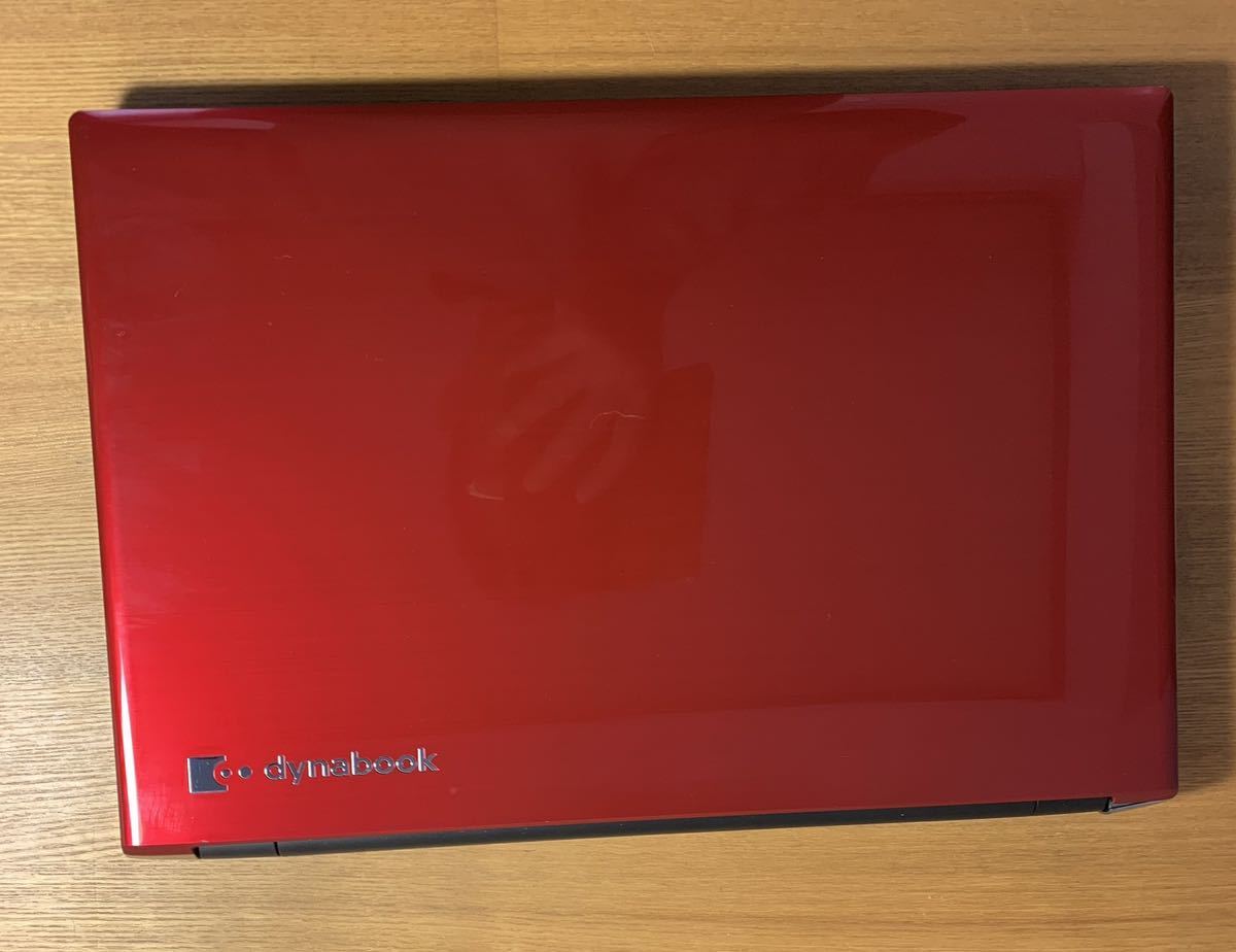 赤いdynabook☆2018春モデル☆第8世代☆T75/FR☆i7-8550U☆新品SSD/1TB