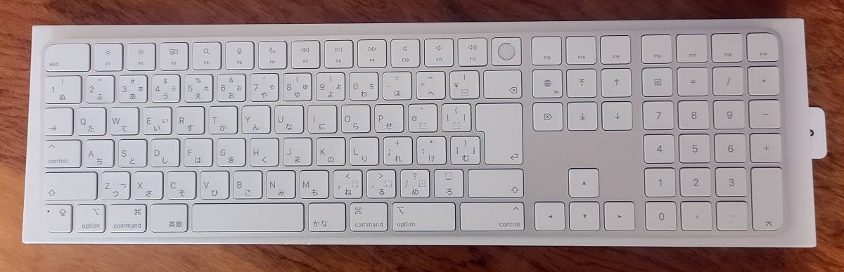 Appleシリコン搭載Macモデル用Touch ID搭載Magic Keyboard（テンキー