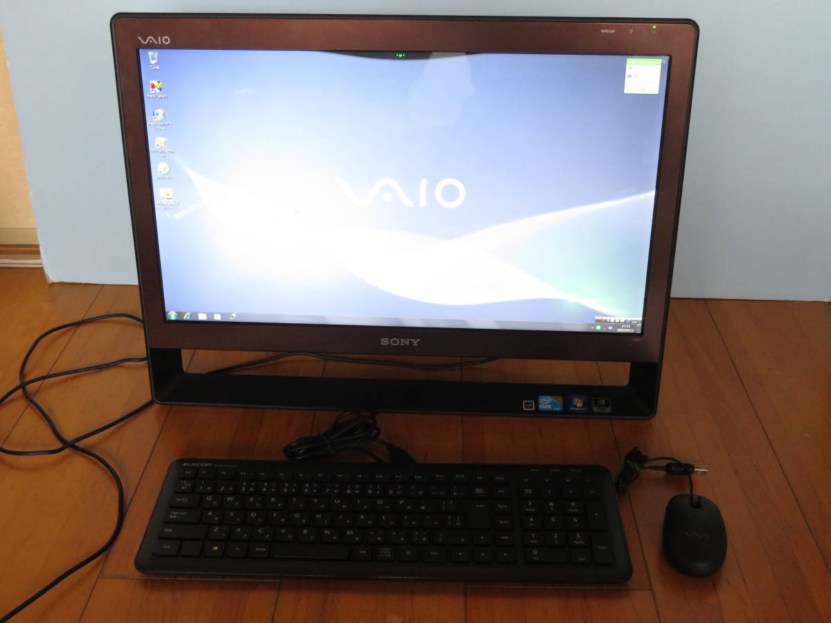 ◆SONY　VAIO　デスクトップ一体型　PCG-11212N　VPCJ13AFJ　Core i3/Windows7　2009年式◆_画像1