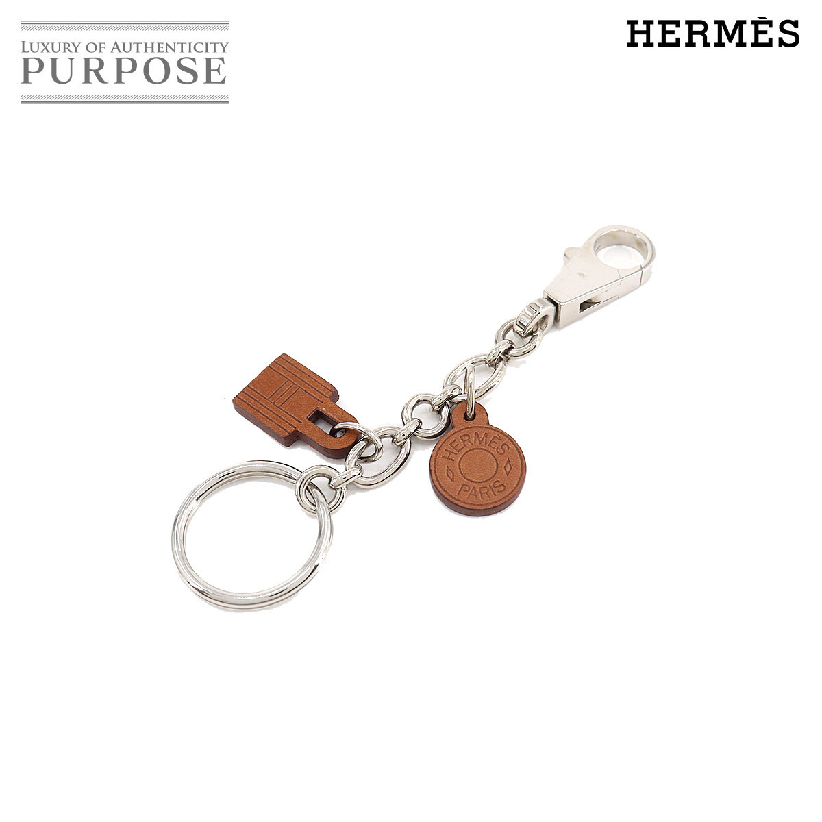 新品同様 エルメス HERMES アミュレット2 バッグ チャーム カデナ
