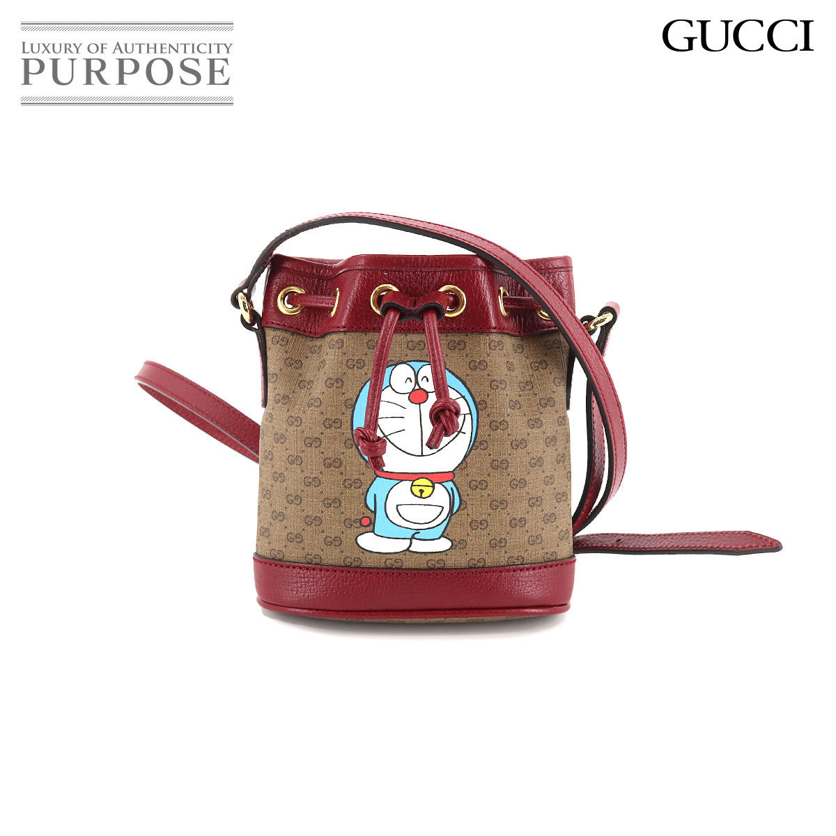 未使用 展示品 グッチ GUCCI ドラえもん ミニ GGスプリーム ミニ