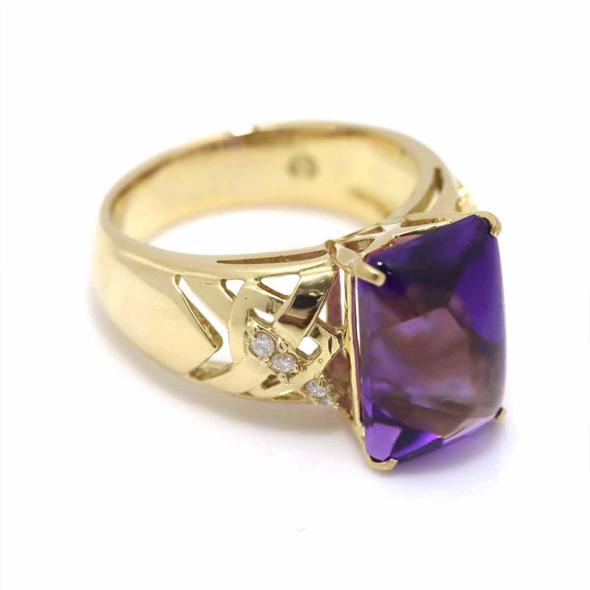質屋出品》Pt900☆天然サファイア1.00ct+ダイアモンドリング☆C-4575 ...