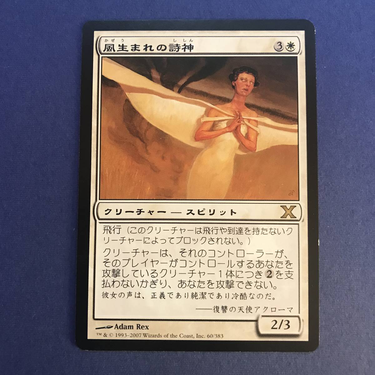 MTG/風生まれの詩神/Windborn Muse/日本語/1枚_画像1