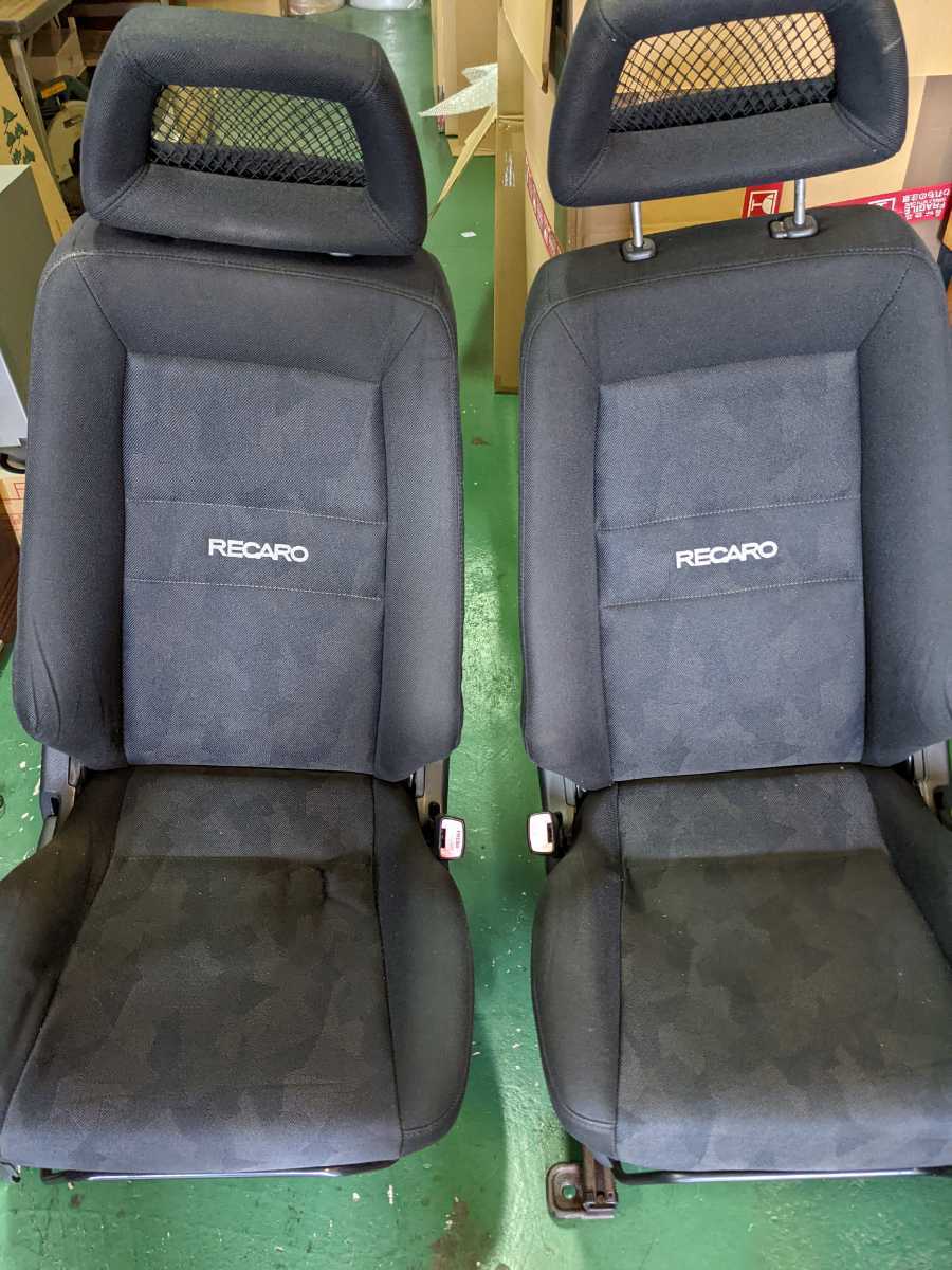 純正装着 RECARO レカロシート運転席＆助手席セット 車種不明 ic.sch.id