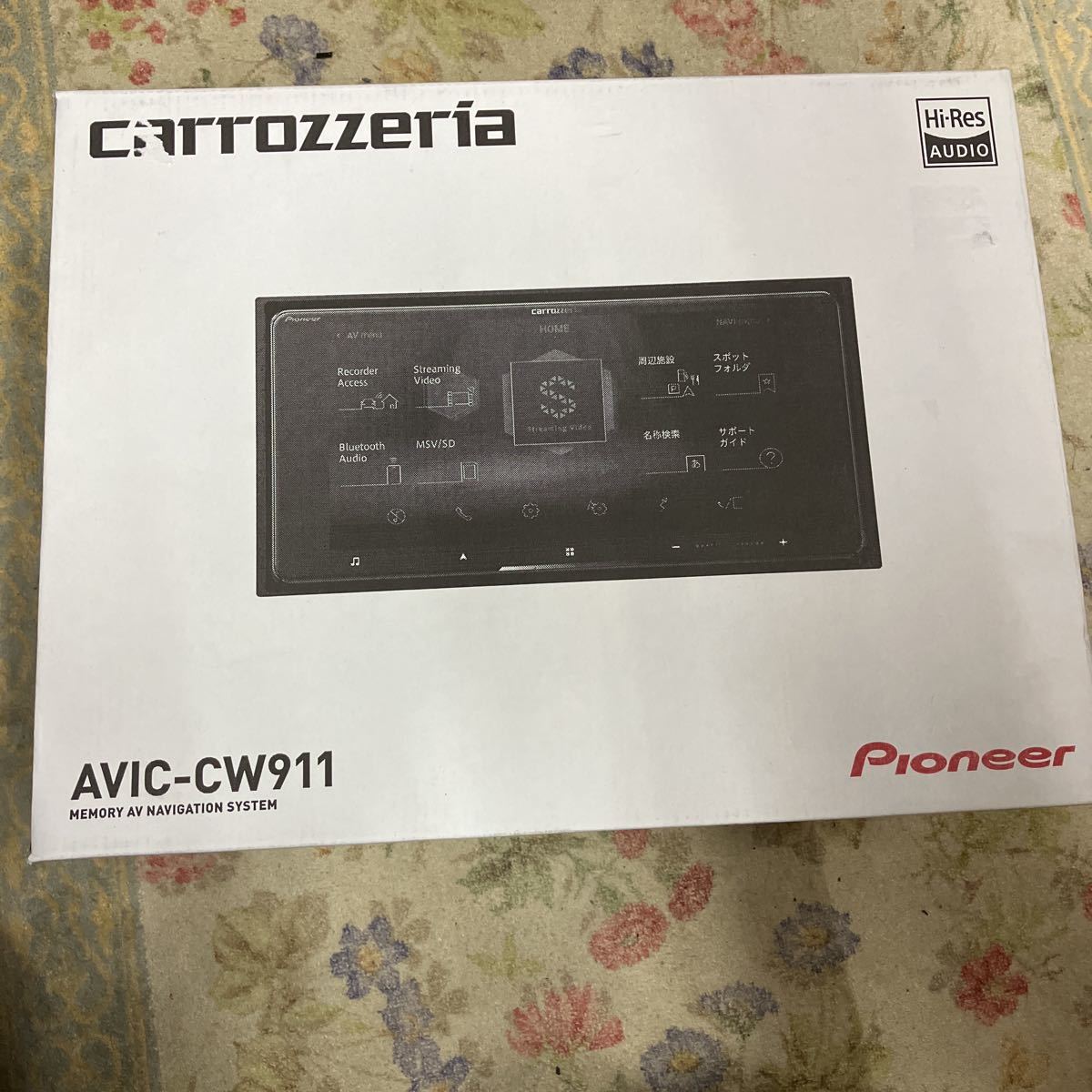 カロッツェリア サイバーナビ AVIC-CW911 200mm ワイドパネル メモリー