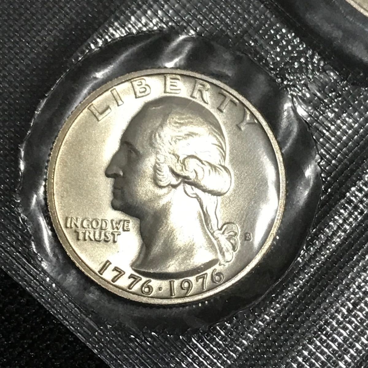 【銀貨ミントセット】【未使用】アメリカ建国200年記念銀貨セット