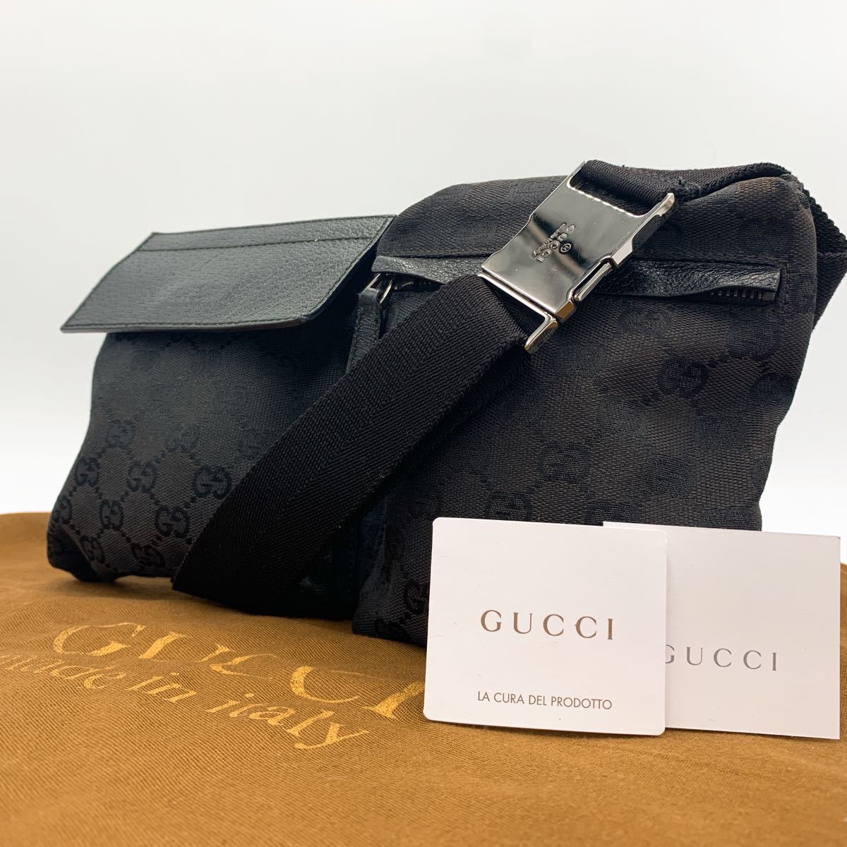 1円《未使用級》GUCCI グッチ ボディバッグ ウエストバッグ ウエスト