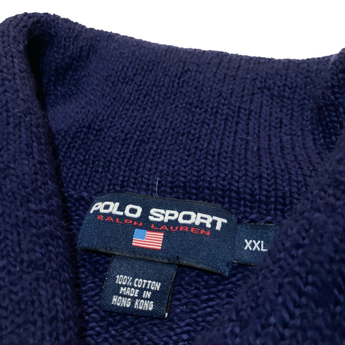 肌触りがいい 90s ヴィンテージ ポロスポーツ vネックtee 古着 レトロ