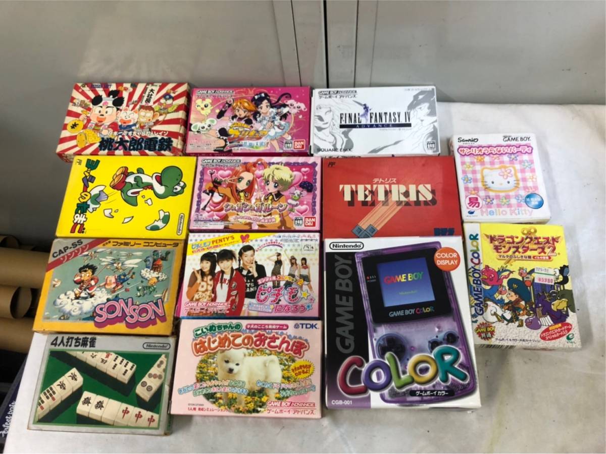 （184）スーパーファミコン FC 任天堂64 ゲームボーイ ゲームボーイカラー アドバンス カセット 空箱 取説 大量まとめ売り_画像2