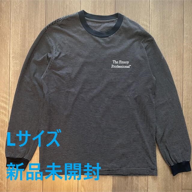 新品未開封】ennoy L/S Border T-Shirt (BLACK × WHITE) Lサイズ