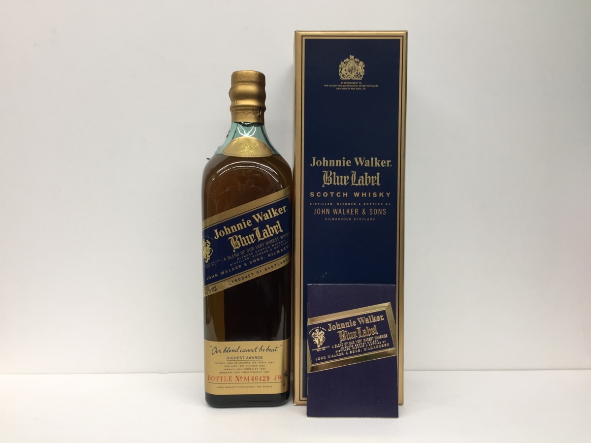 ☆Johnnie Walker/ジョニーウォーカー ブルーラベル /750ml/箱付/ 0726