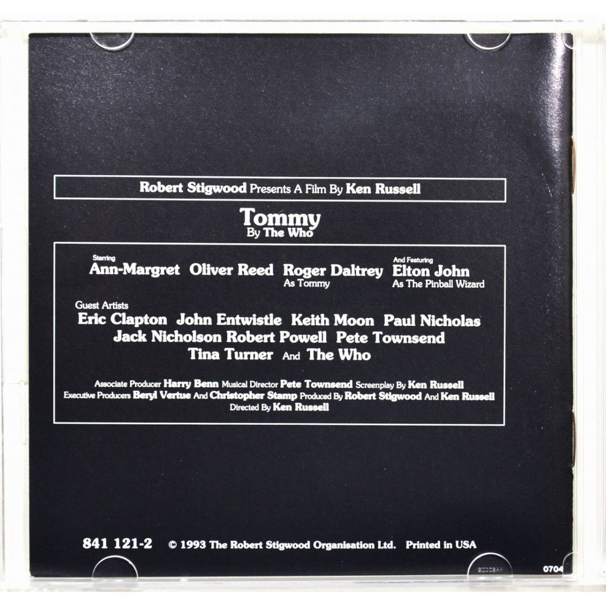 【2CD】トミー オリジナル・サウンドトラック ◇ ザ・フー / エルトン・ジョン / アン・マーグレット / ティナ・ターナー ◇_画像2