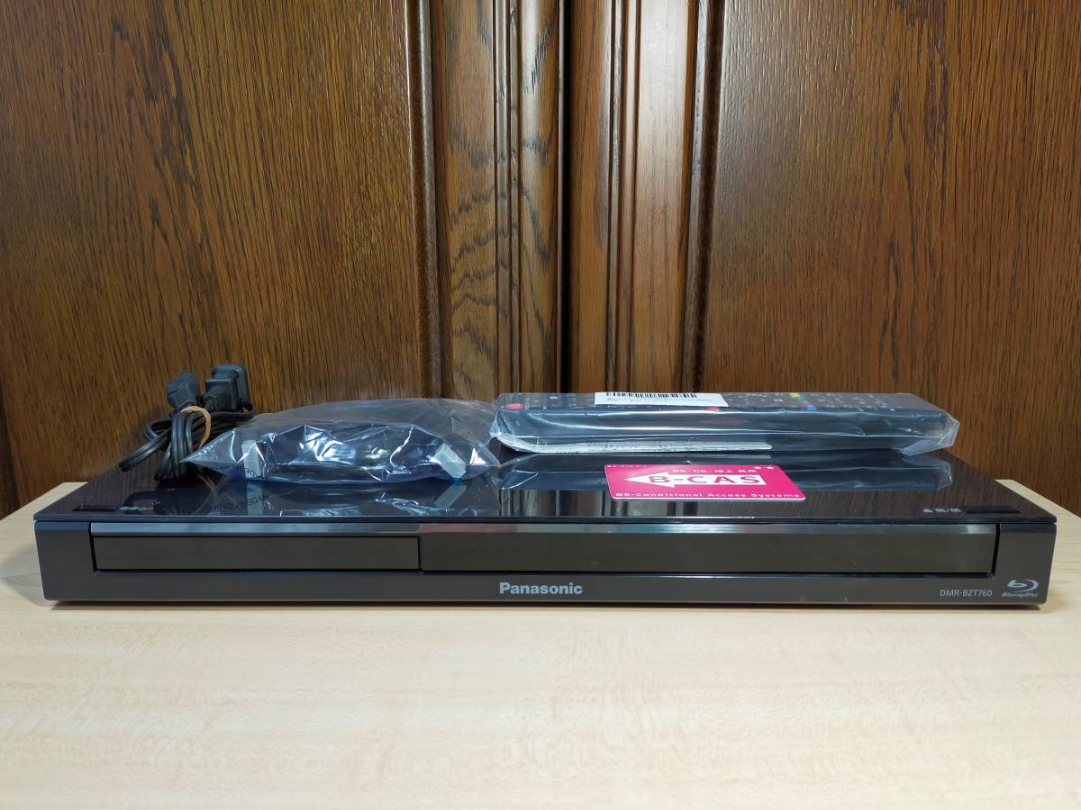 Panasonic DMR-BZT760/2TB/3番組同時録画可/B-CAS,新品リモコン,HDMI