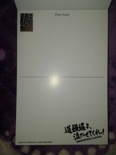 映画 DOCUMENTARY of NMB48 ポストカード 研究生 堀詩音の画像2