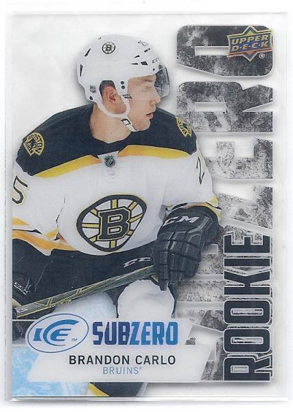 16-17 UD ICE Hockey Brandon Carlo Sub Zero_画像1