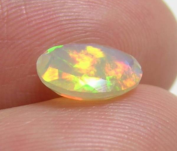  free shipping [ natural opal ] 1.02ct loose gem non heating echio Piaa production oval cut 