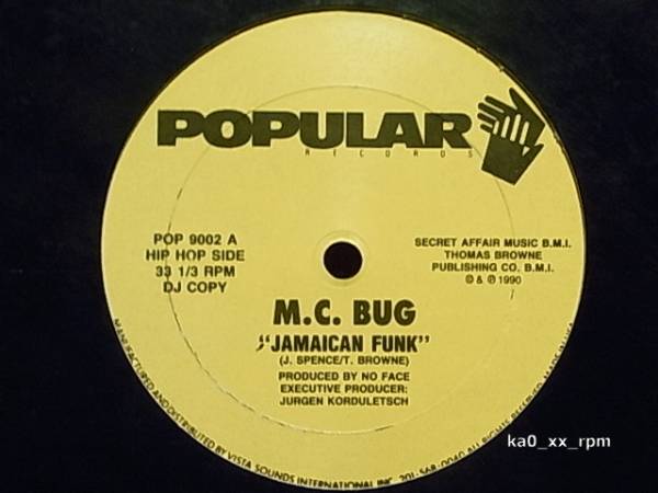 ★☆M.C. Bug「Jamaican Funk」☆★5点で送料無料!!!_画像1
