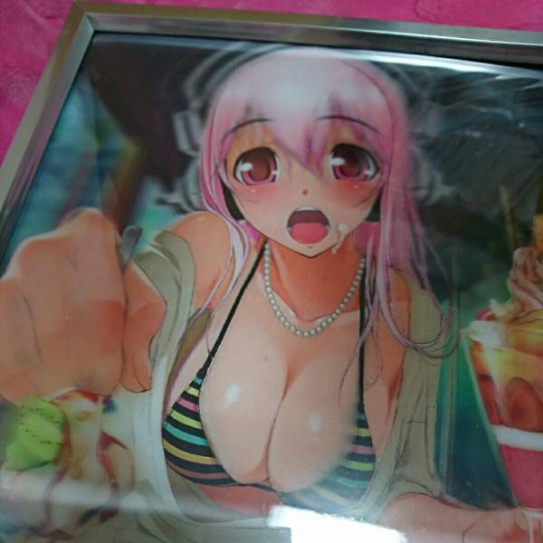  Super Sonico 3D poster * picture frame attaching *