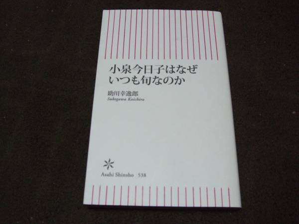 ★小泉今日子はなぜいつも旬なのか 助川幸逸郎 朝日新書・初版★_画像1